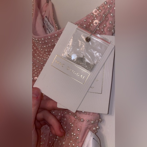 Mac Duggal Pink Pearl Gown - Picture 8 of 8